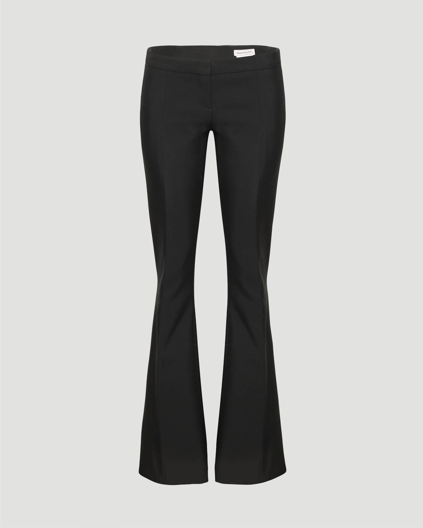 Low-waisted Tailored Trousers in Black