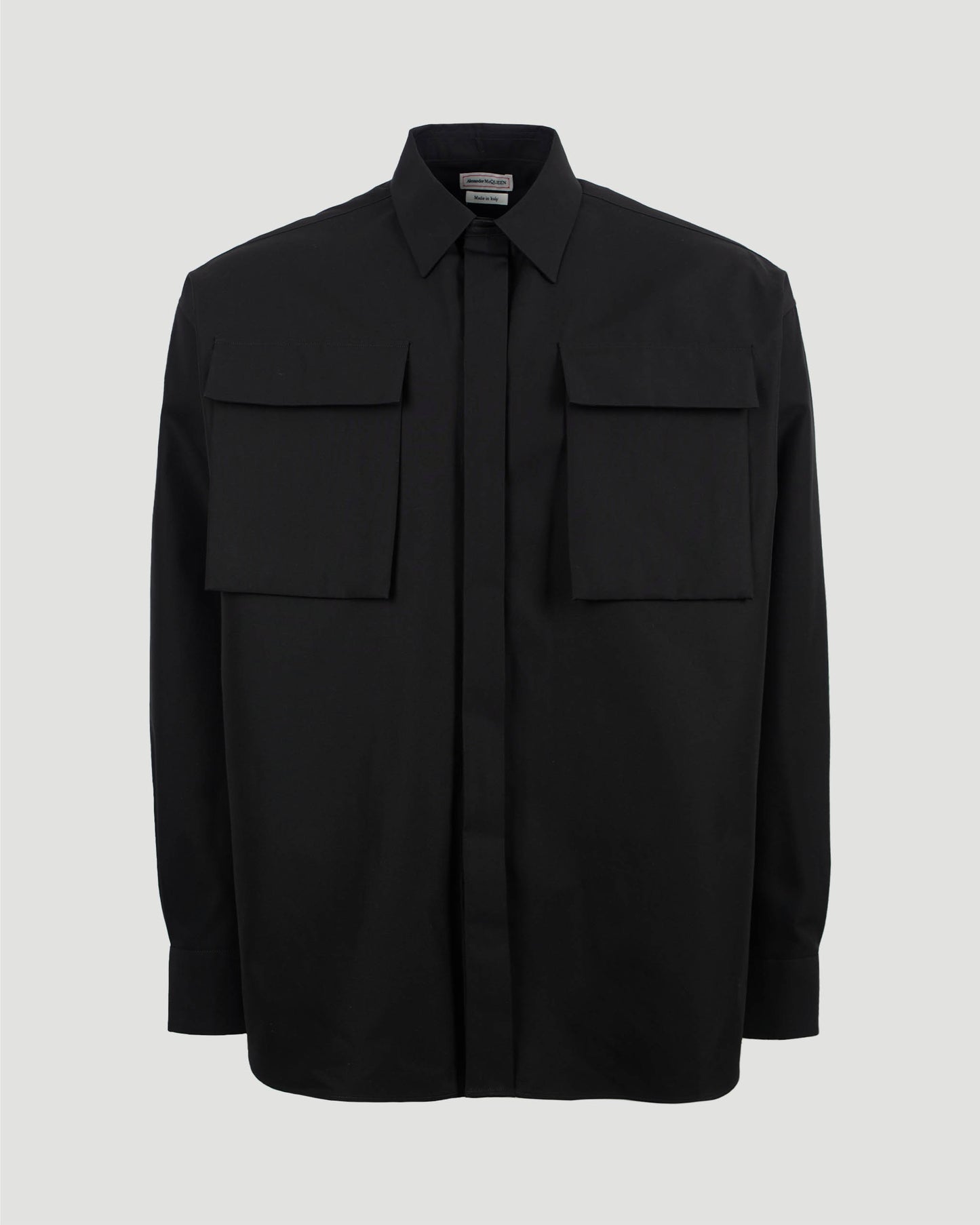 COTTON SHIRT IN BLACK