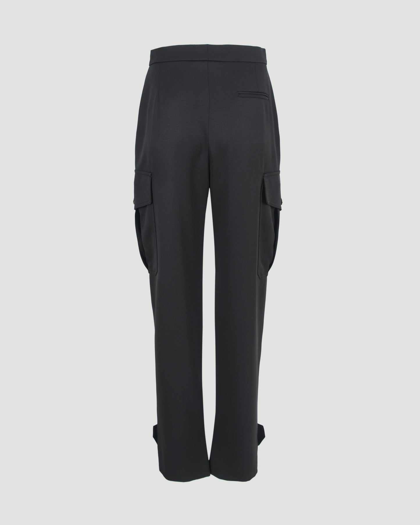 WOOL TROUSERS IN BLACK