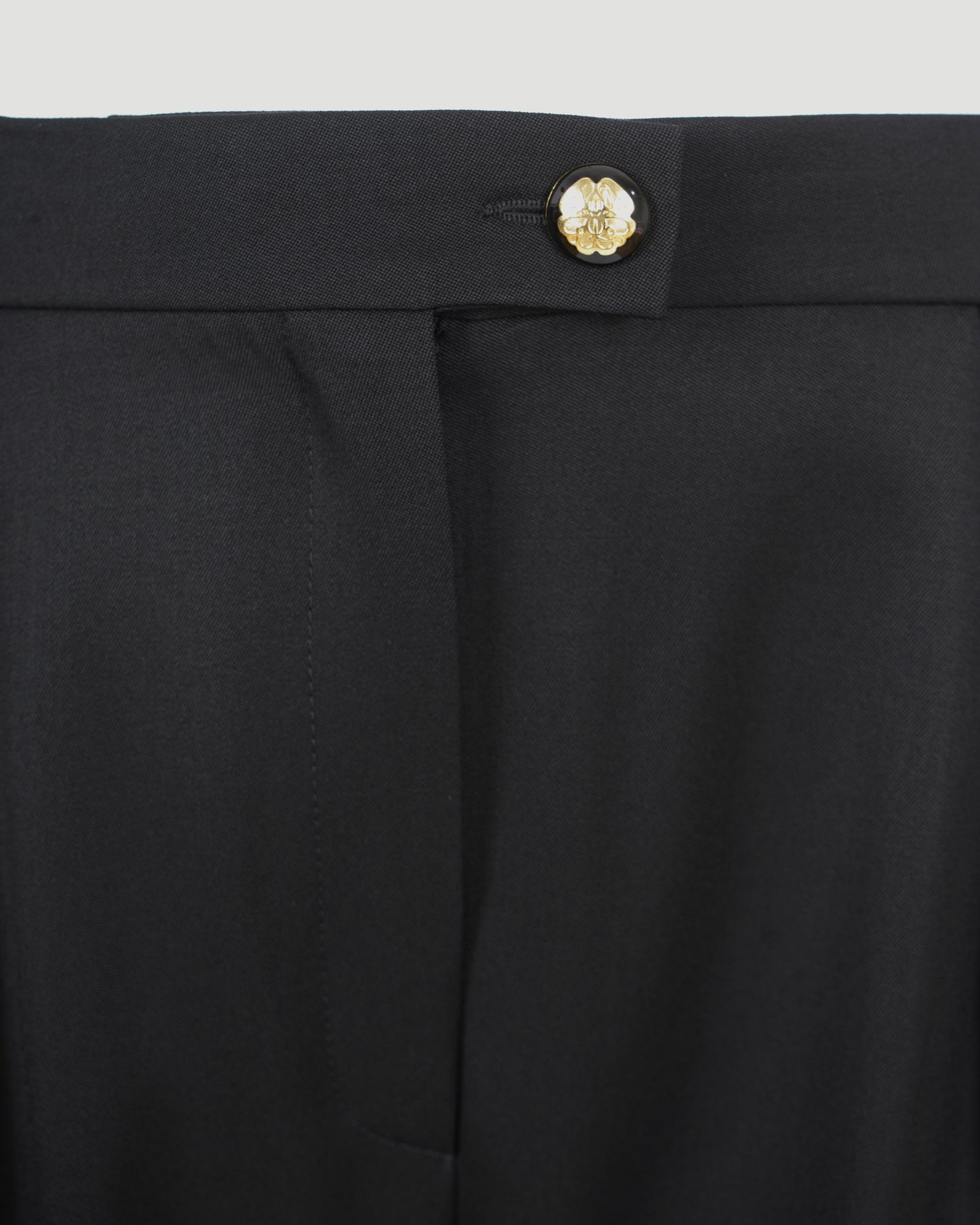 WOOL TROUSERS IN BLACK