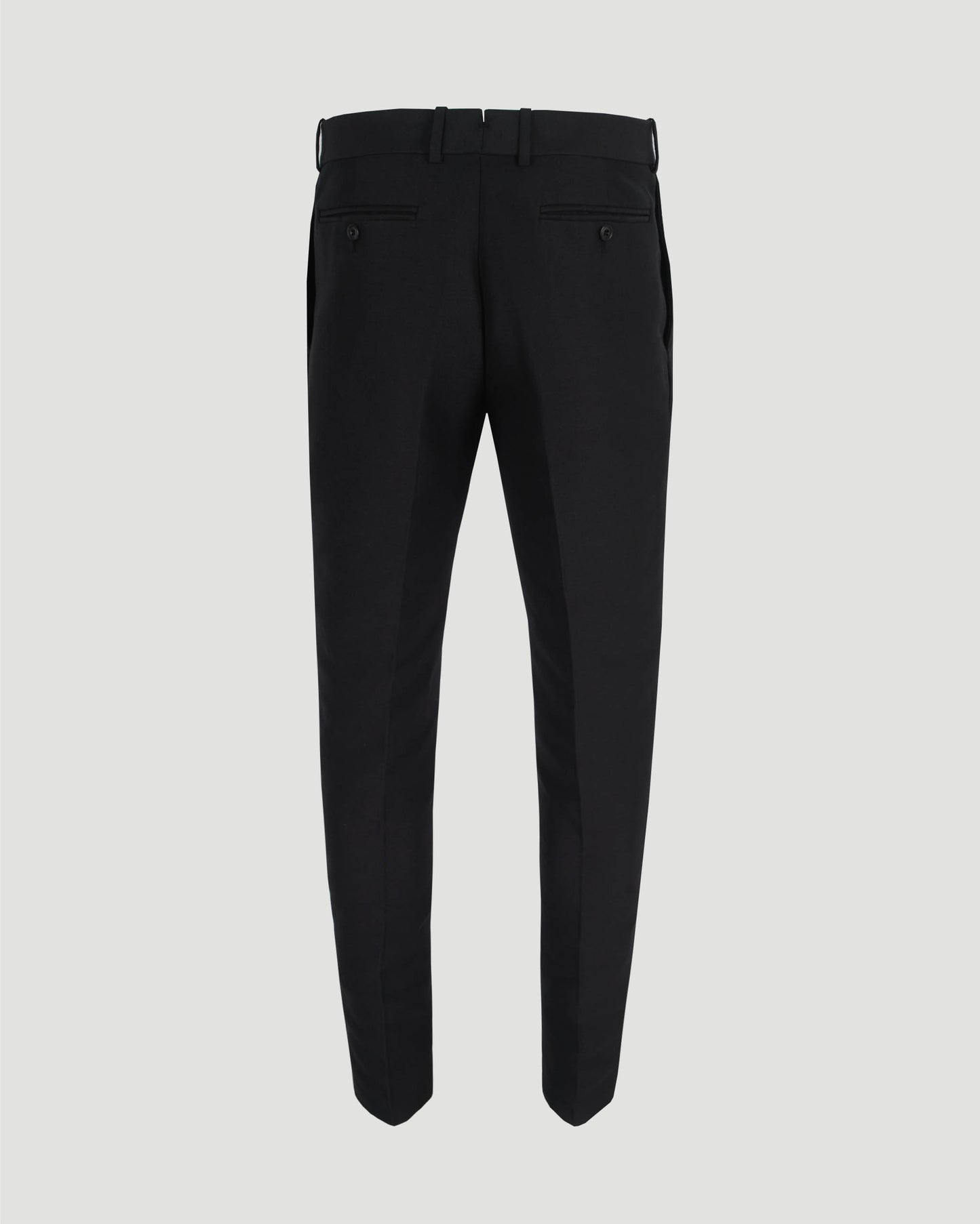 Tailored Cigarette Trousers in Black