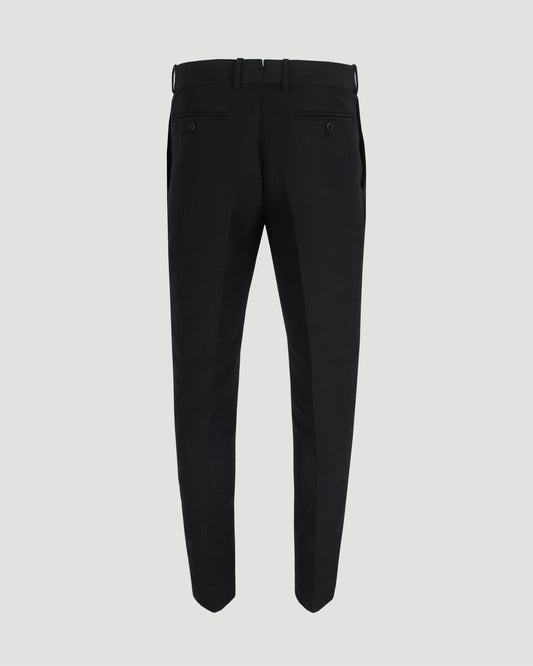 Tailored Cigarette Trousers in Black
