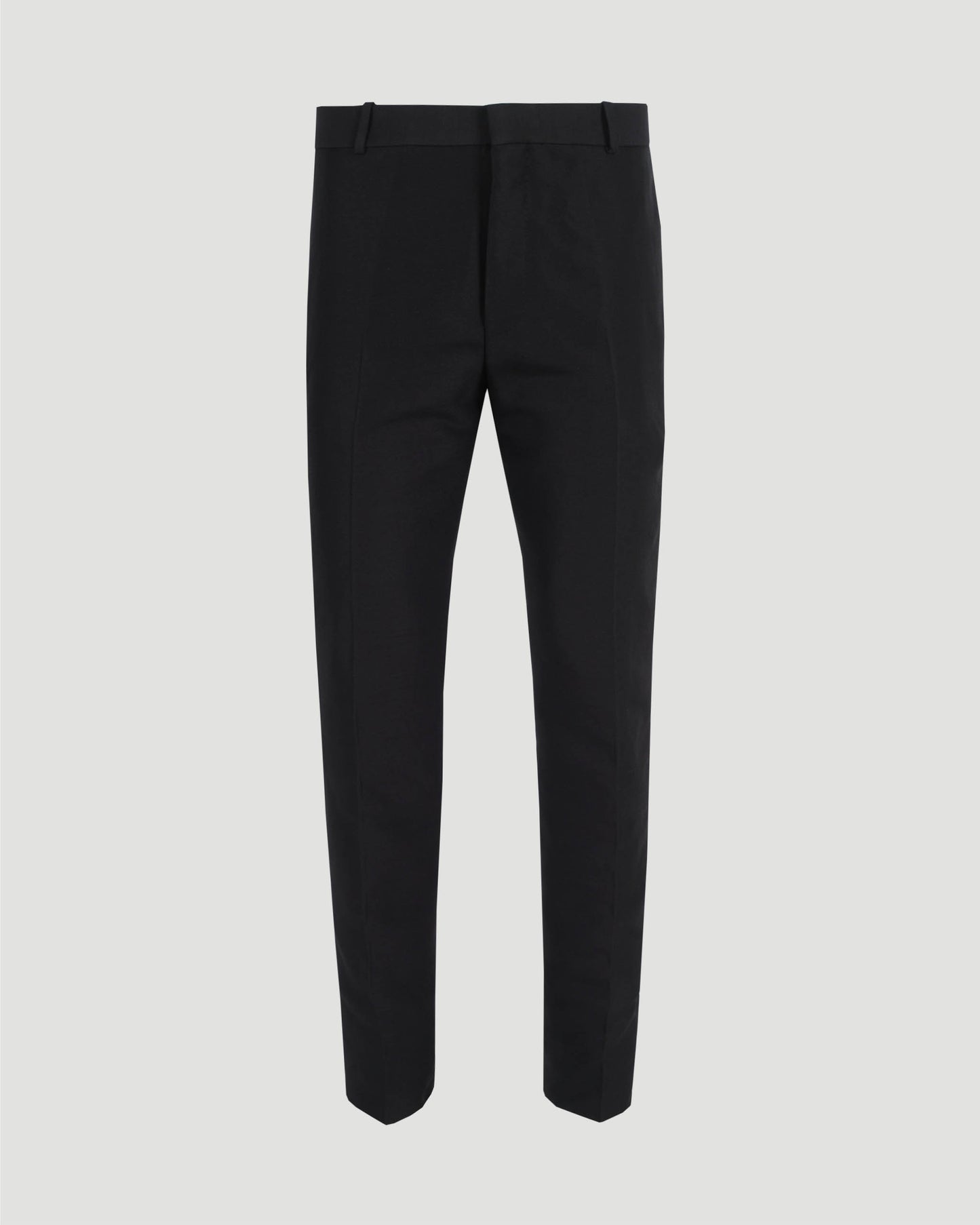 Tailored Cigarette Trousers in Black
