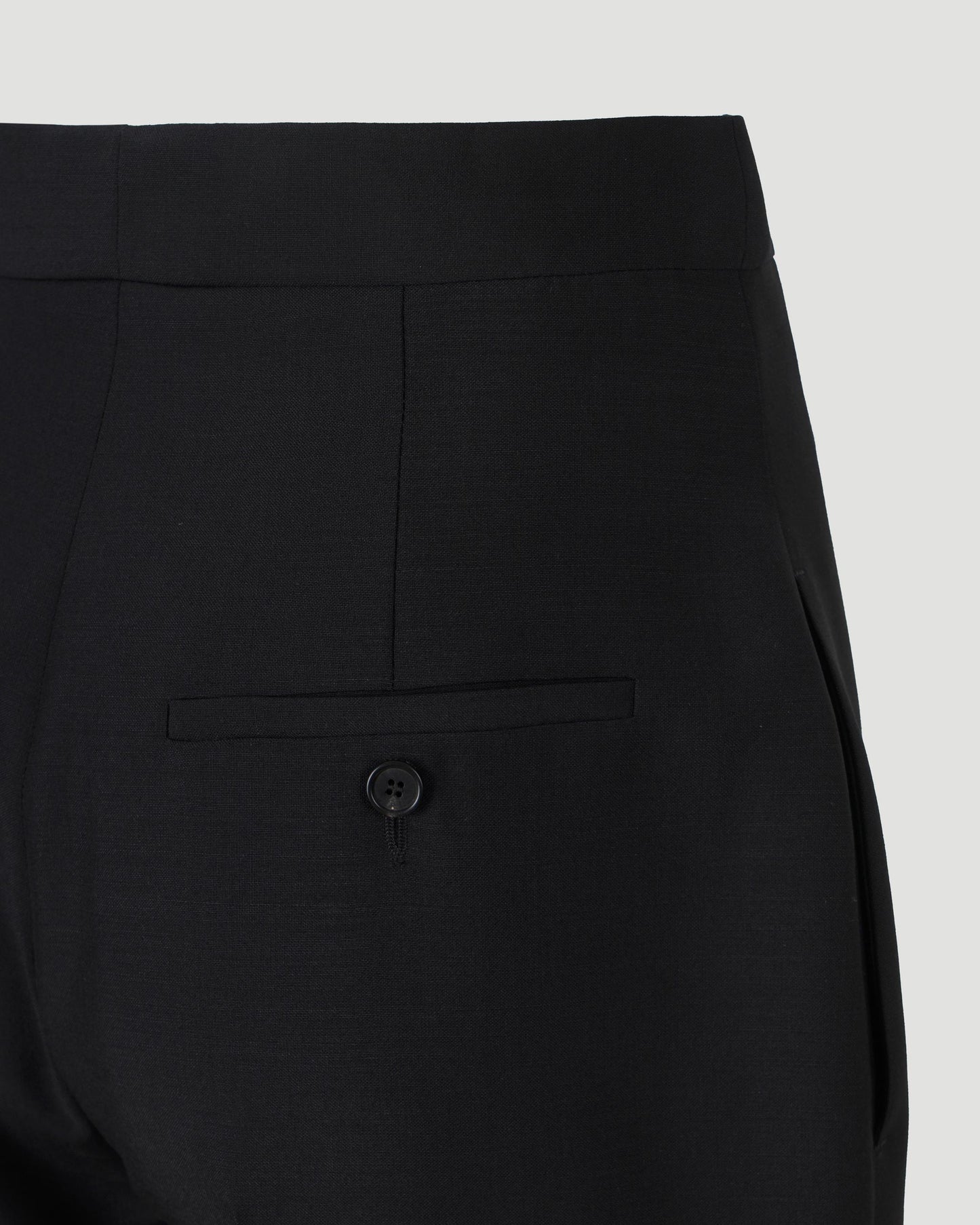 Wool Trousers in Black