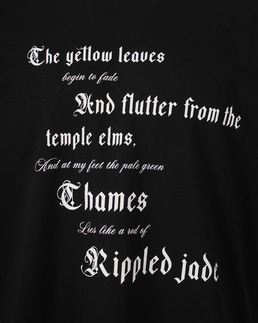 Cotton T-shirt in Black