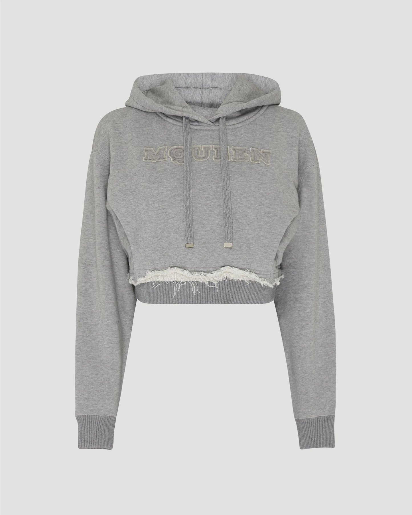 Cotton Hoodie in Grey