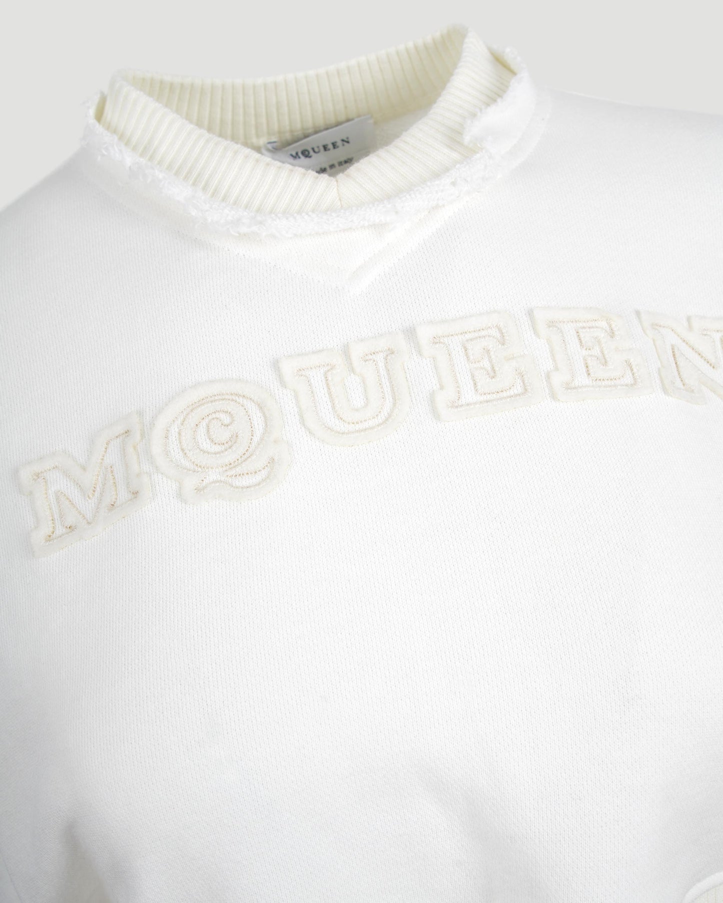 Cotton Hoodie in White