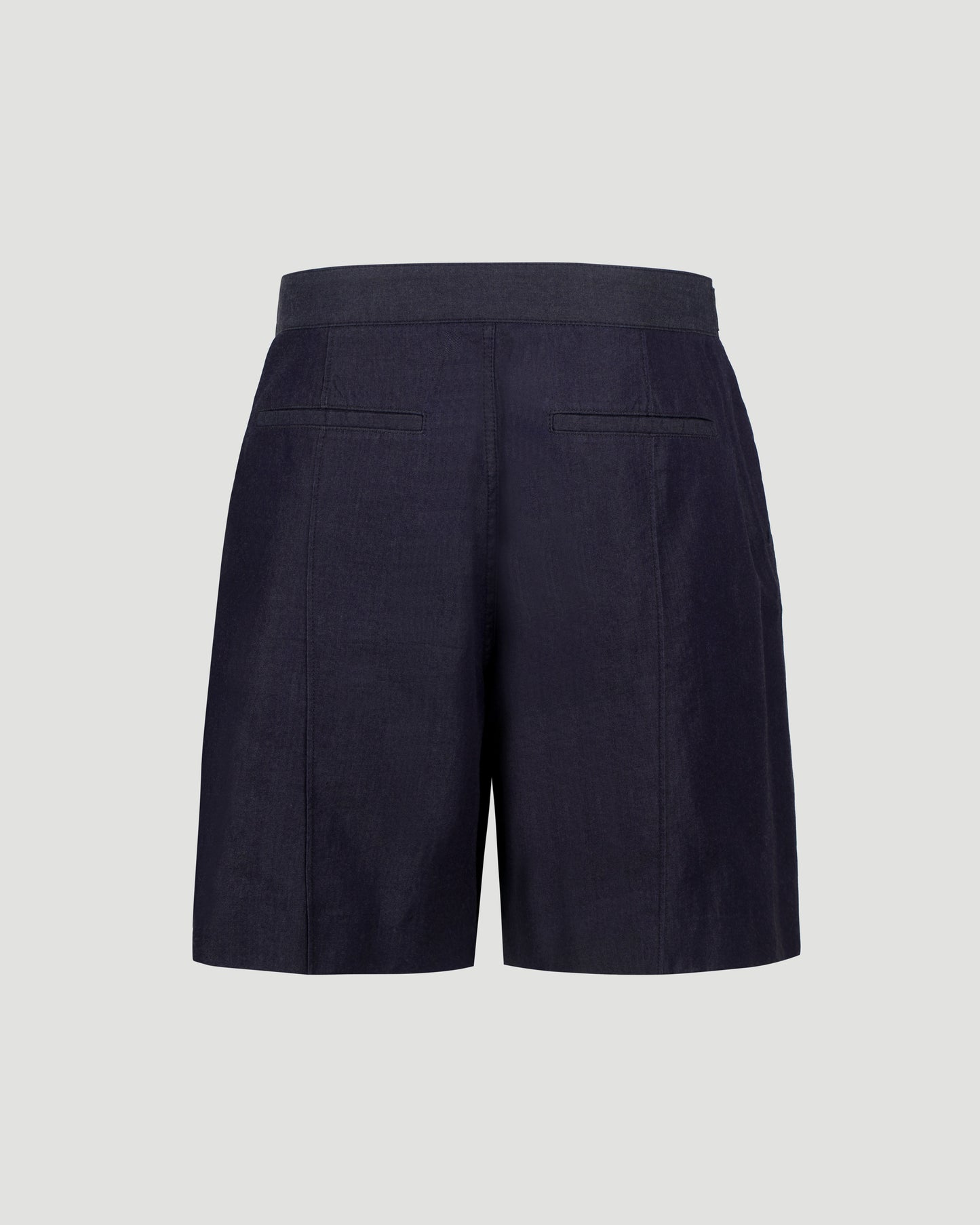 Navy Denim Shorts