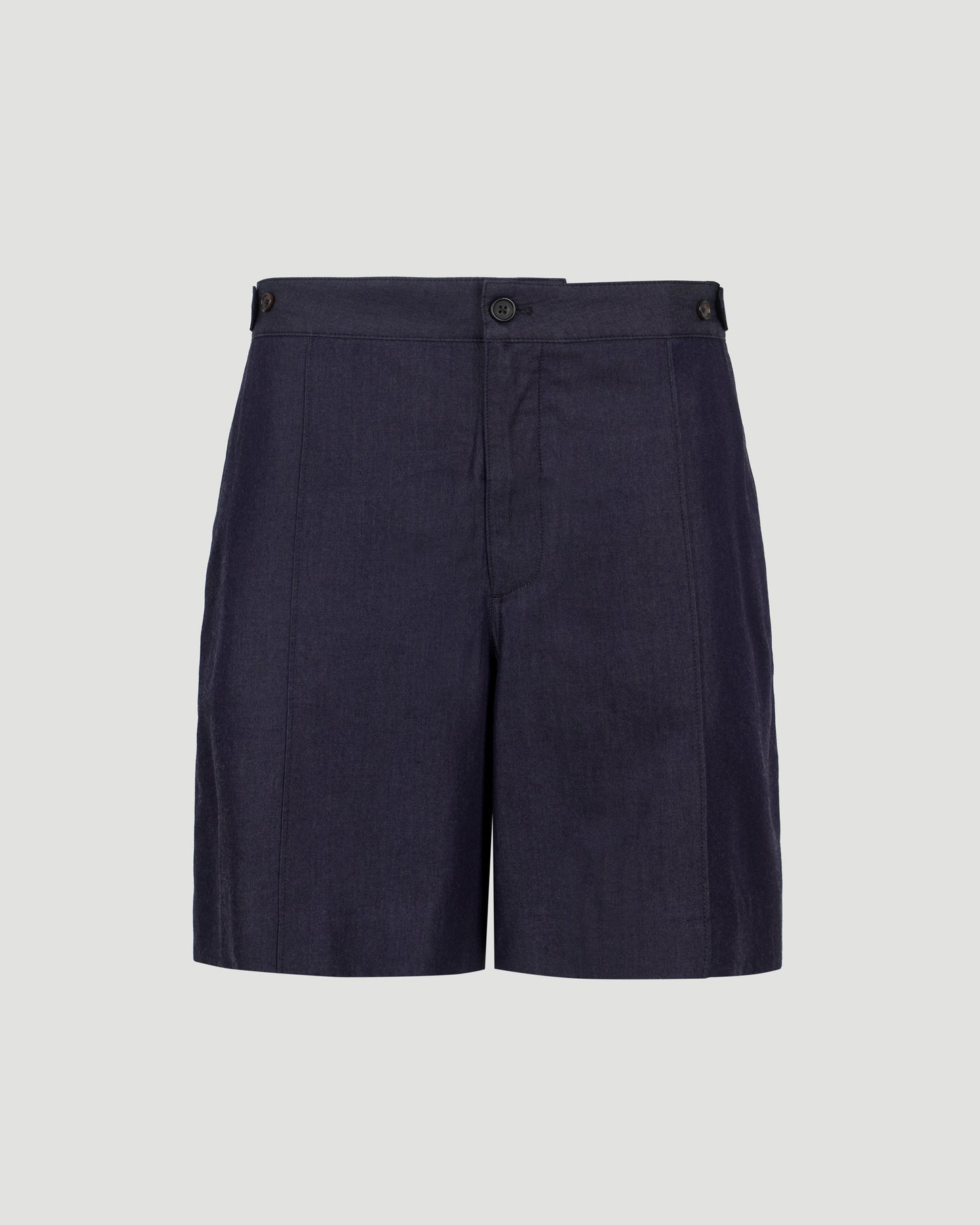 Navy Denim Shorts