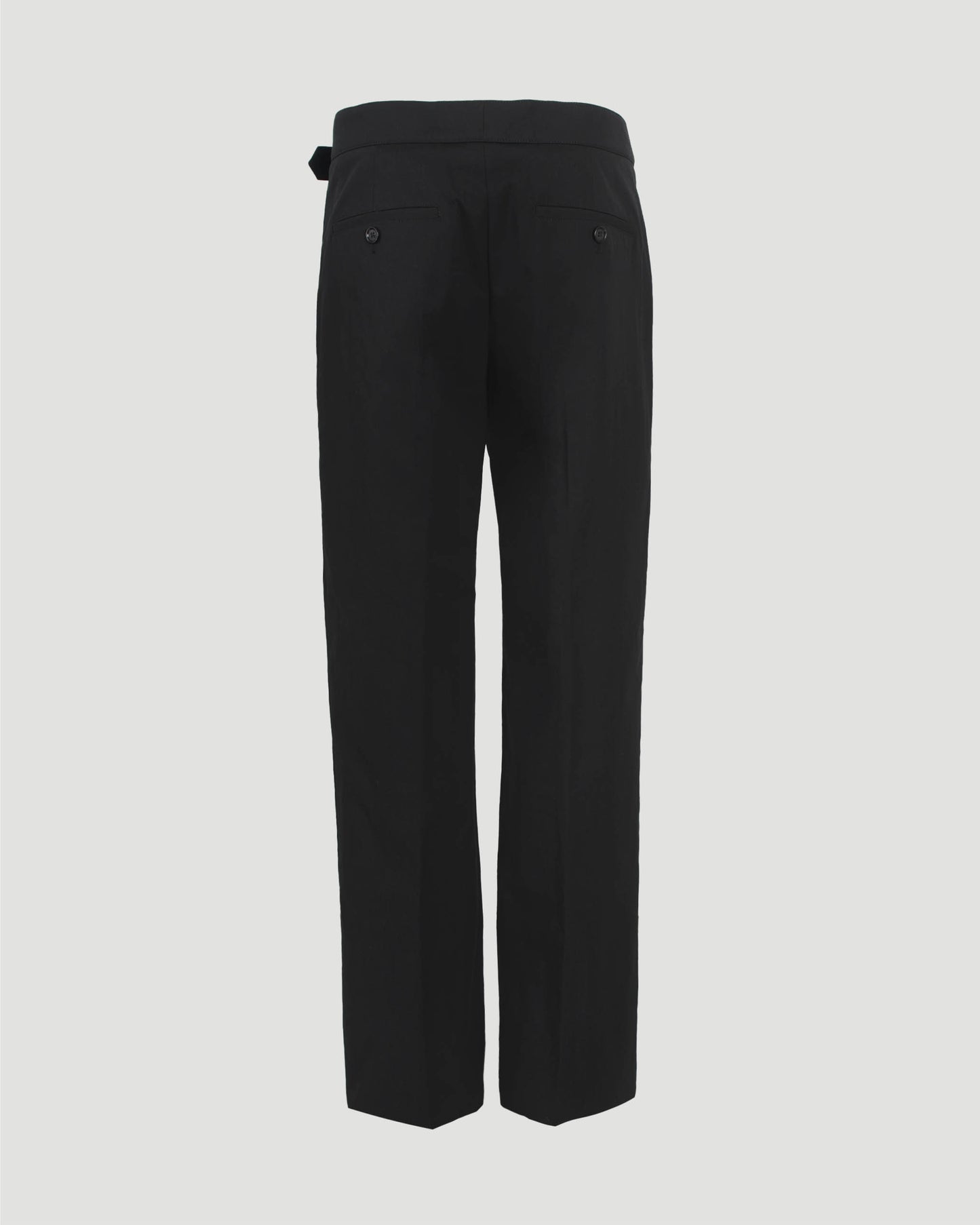 T-Bar Belt Trousers in Black