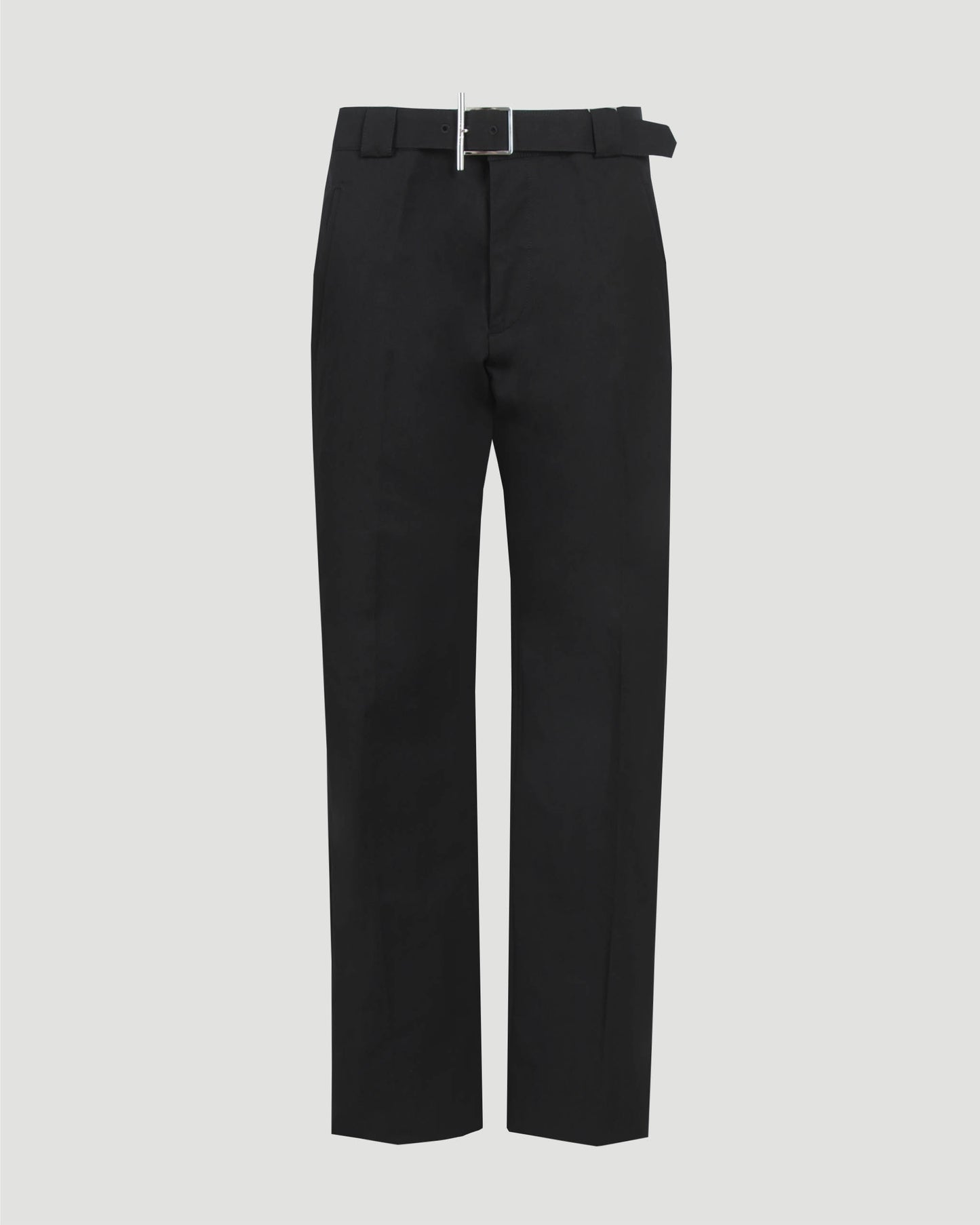T-Bar Belt Trousers in Black