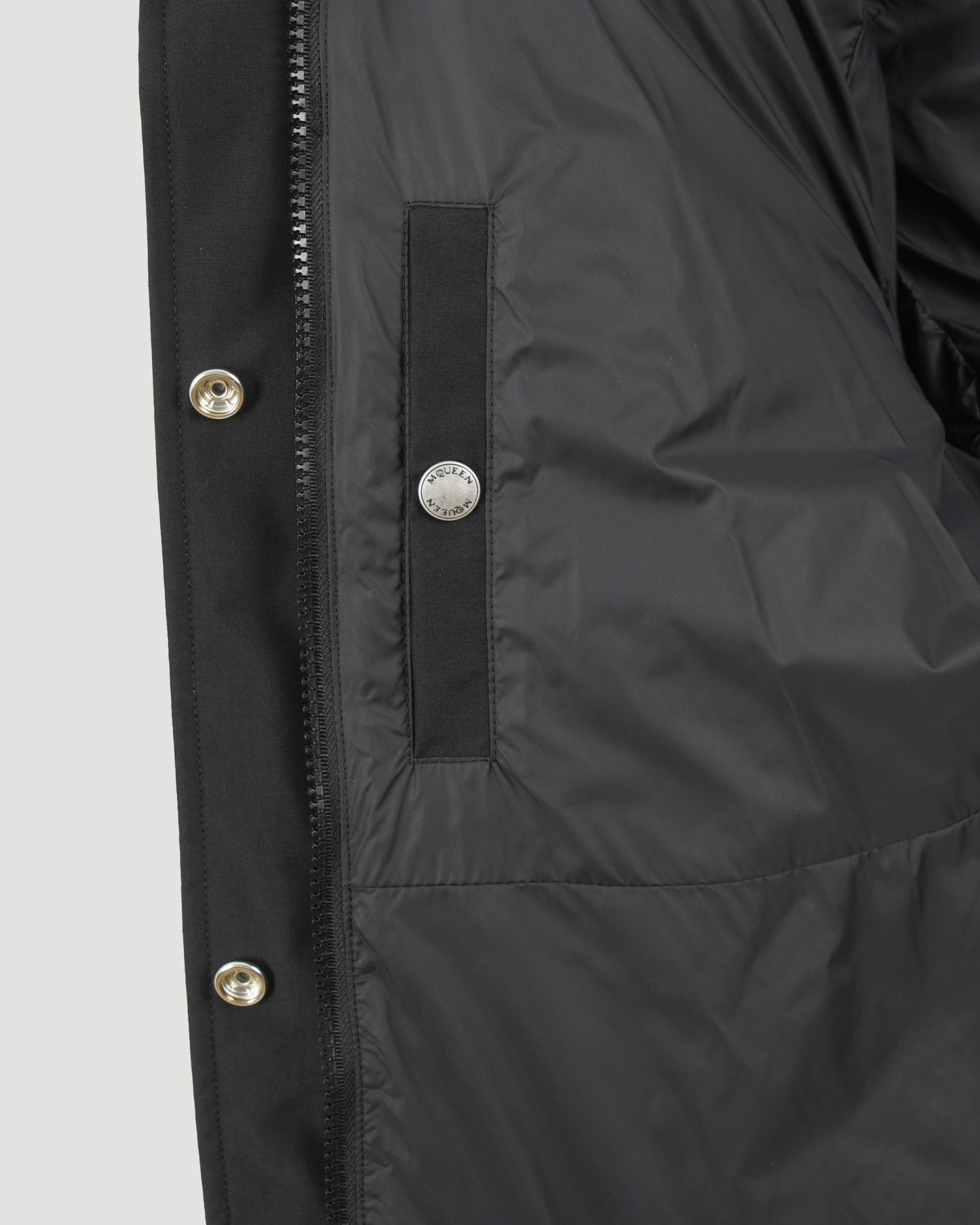 Cropped Down Jacket in Black