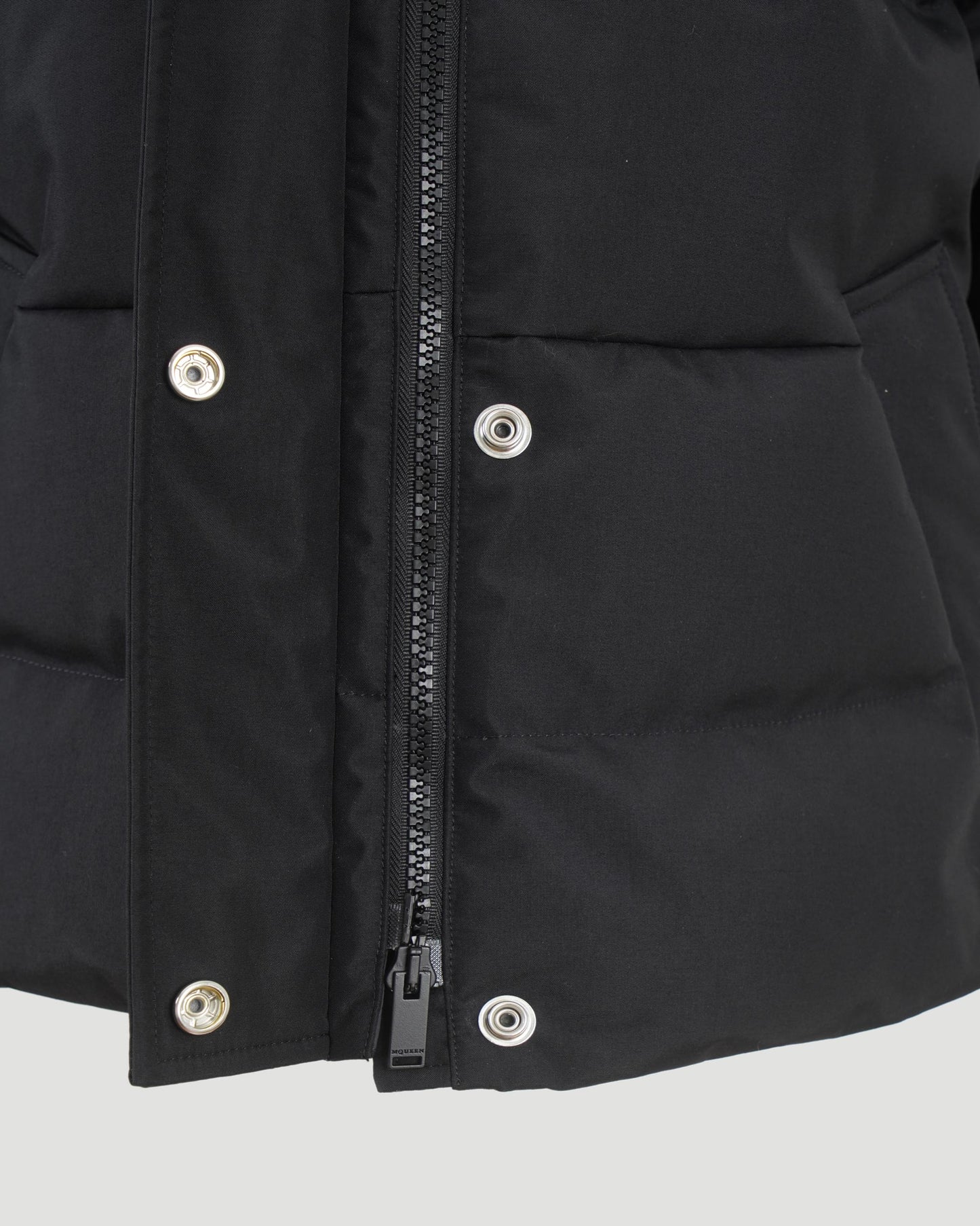Cropped Down Jacket in Black