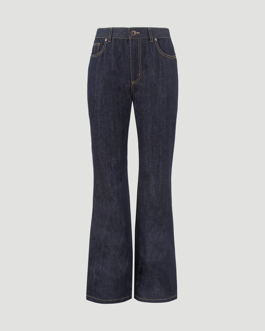 Straight Jeans in Navy