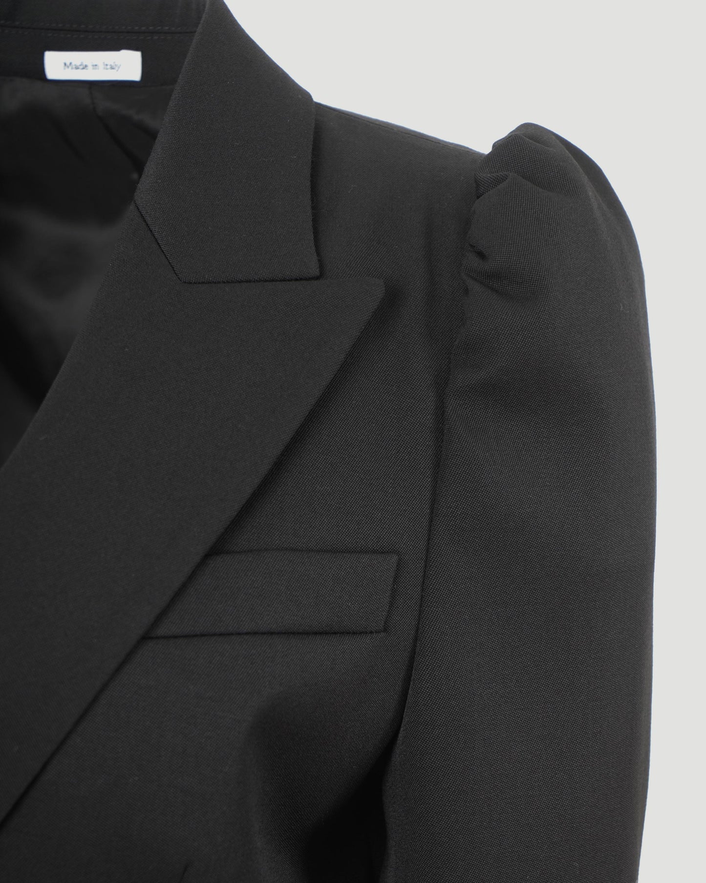 Single-Breasted Jacket in Black