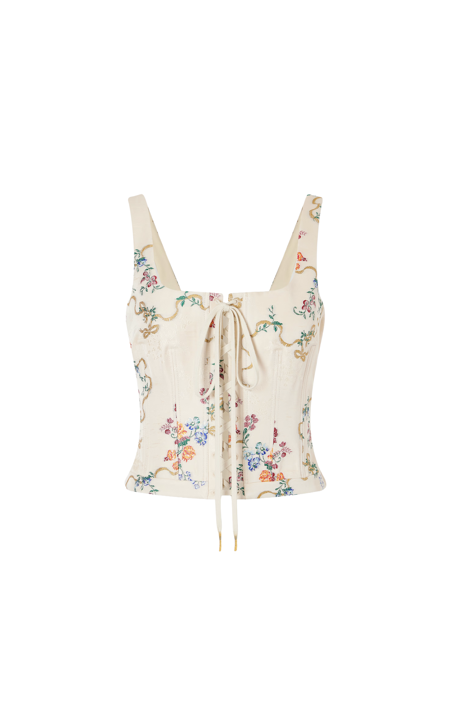 Summer Floral Corset Top