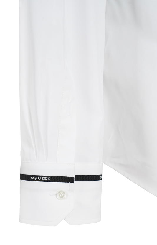 Poplin Cotton Shirt in White