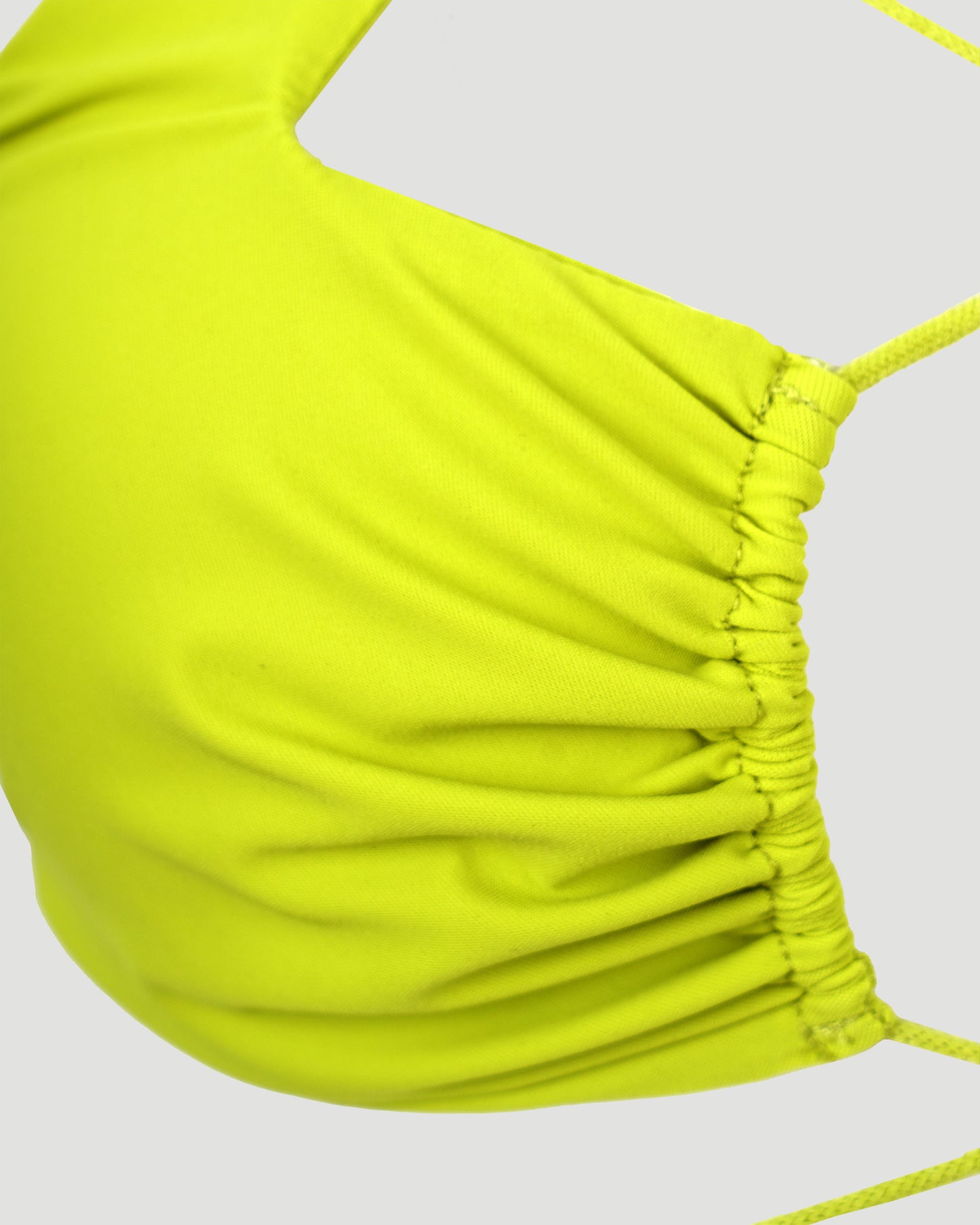 TWO PIECES SWIMSUIT IN LIME YELLOW