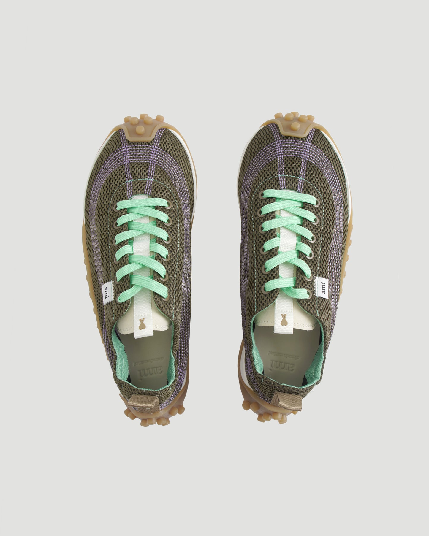 Green Mesh Mirage Sneakers