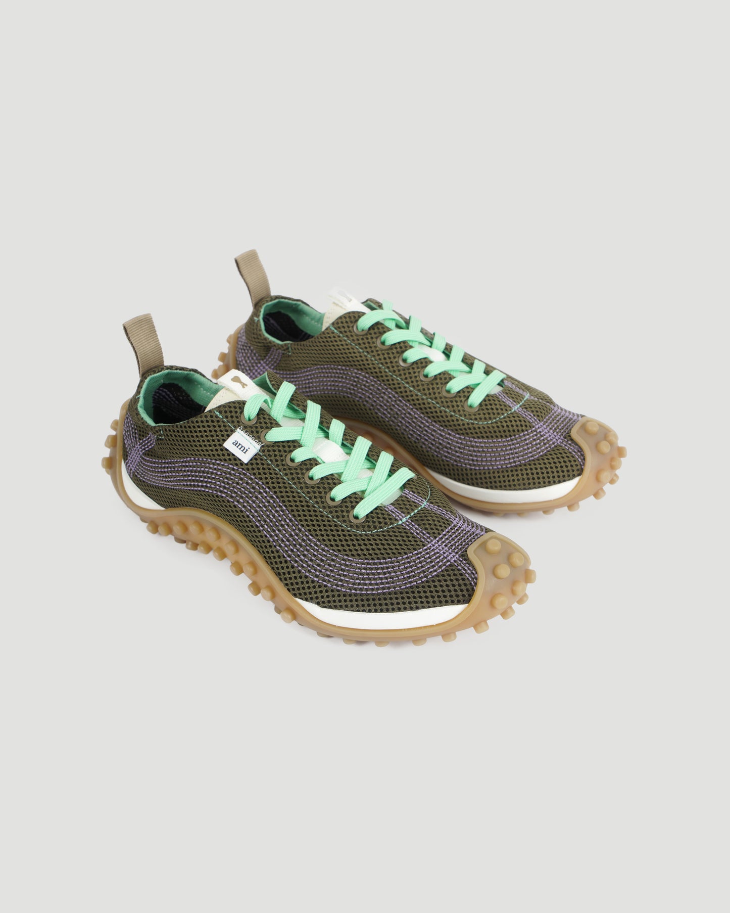 Green Mesh Mirage Sneakers