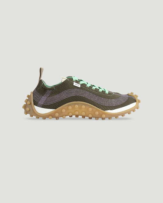 Green Mesh Mirage Sneakers