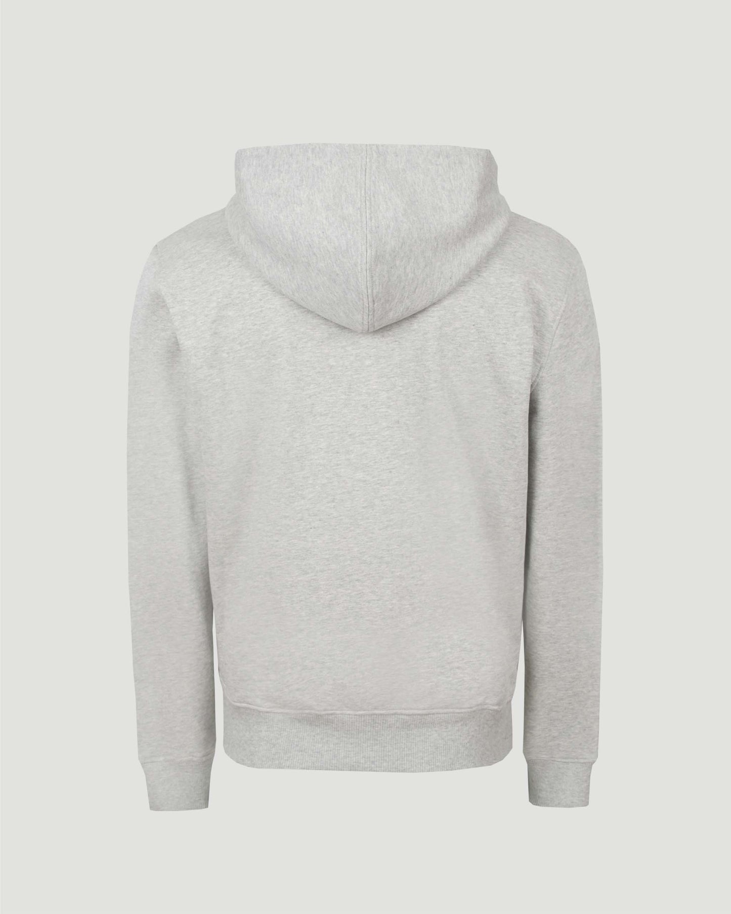Zipped Hoodie in Ash Grey