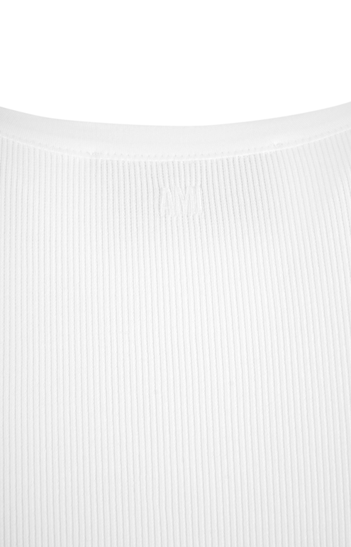 White Cotton Ami De Coeur Tanktop