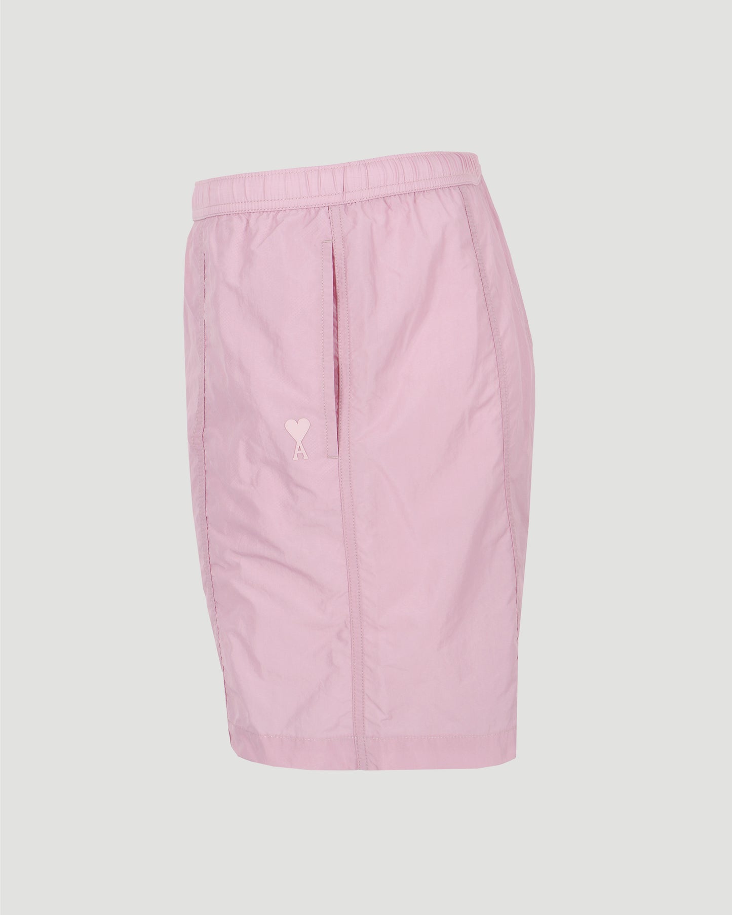 Ami De Cœur Swim Shorts in Pale Pink