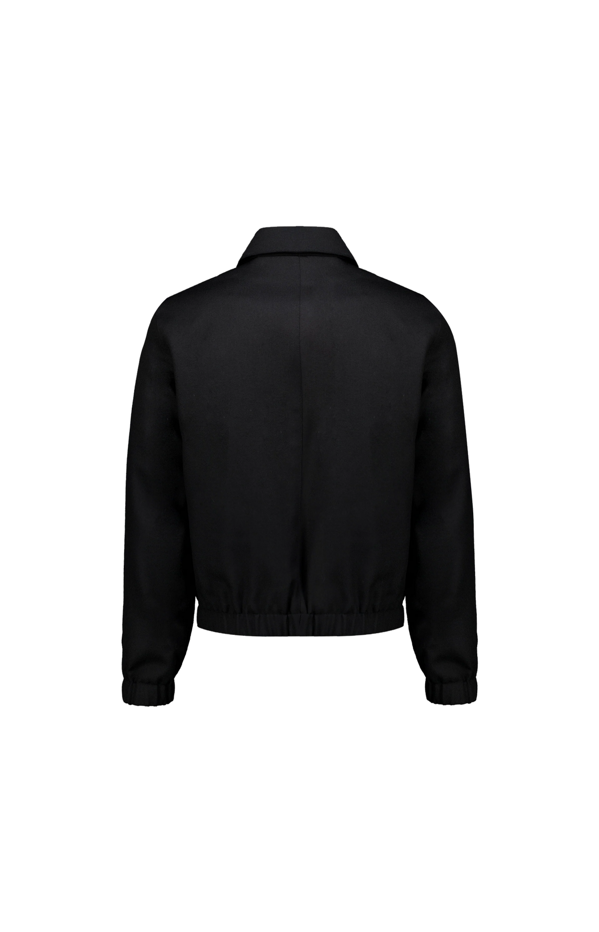 Ami Paris Wool Padded Jacket with Ami de Coeur in Black — product photo 2