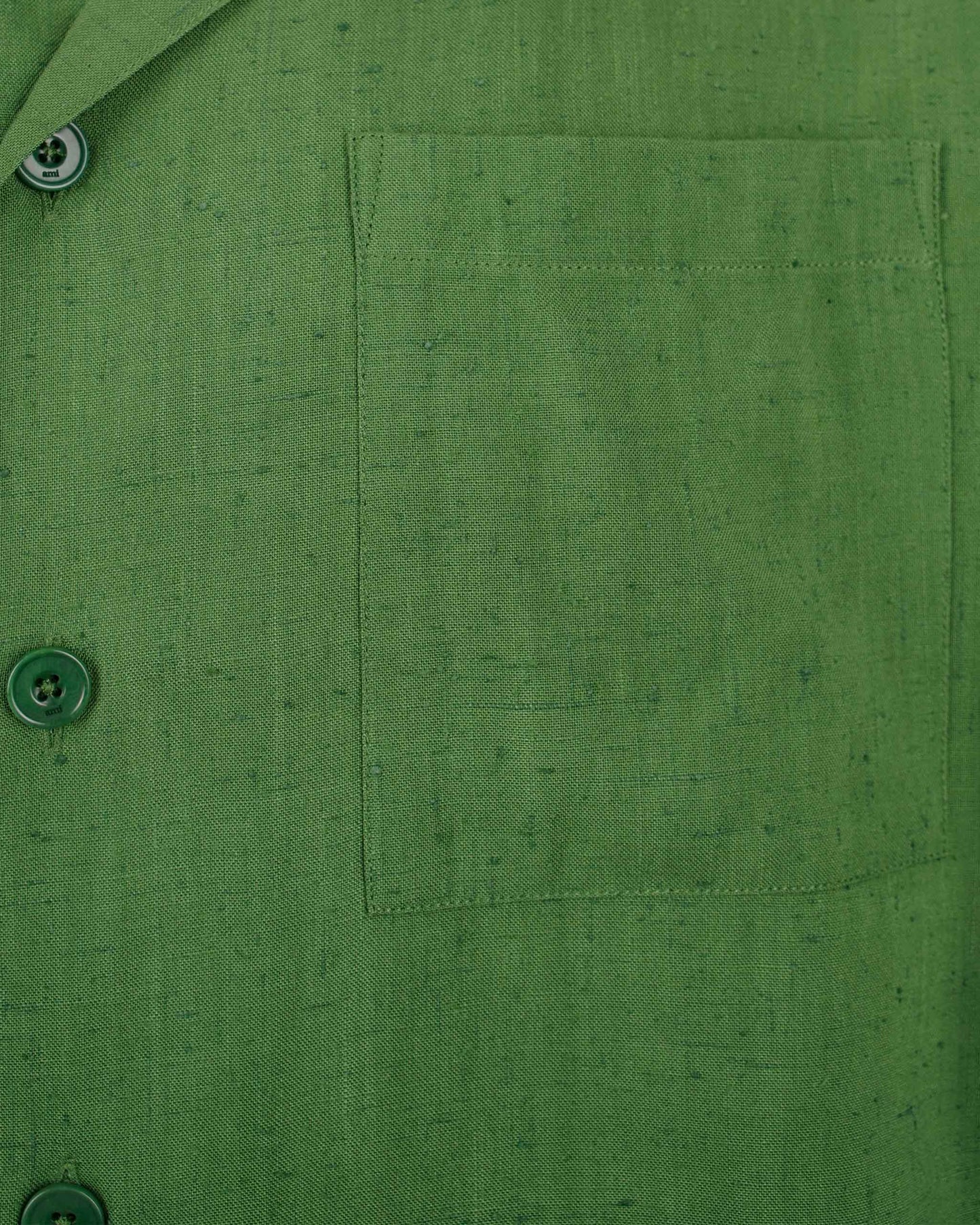 SHORT SLEEVE SHIRT IN EVERGREEN