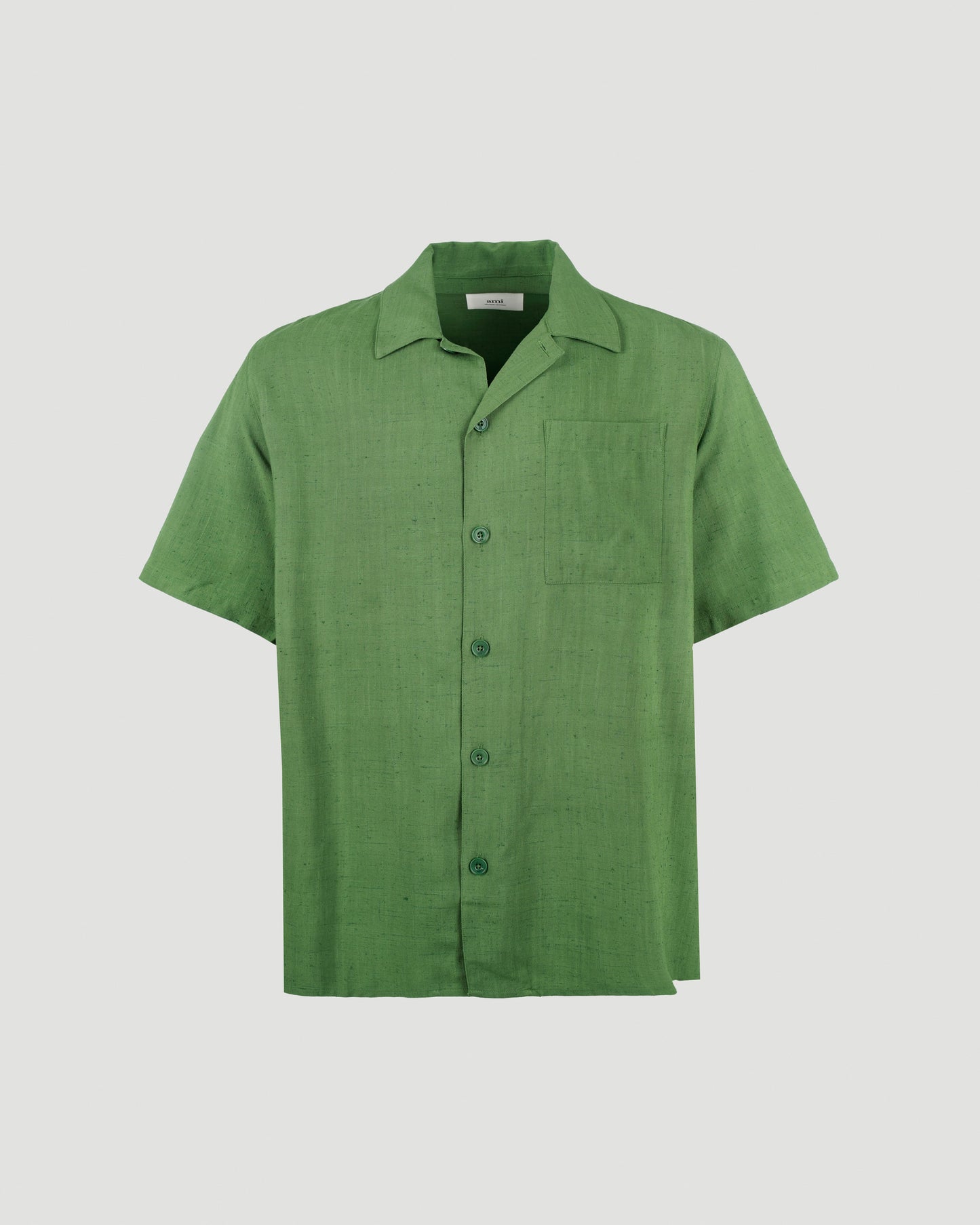 SHORT SLEEVE SHIRT IN EVERGREEN