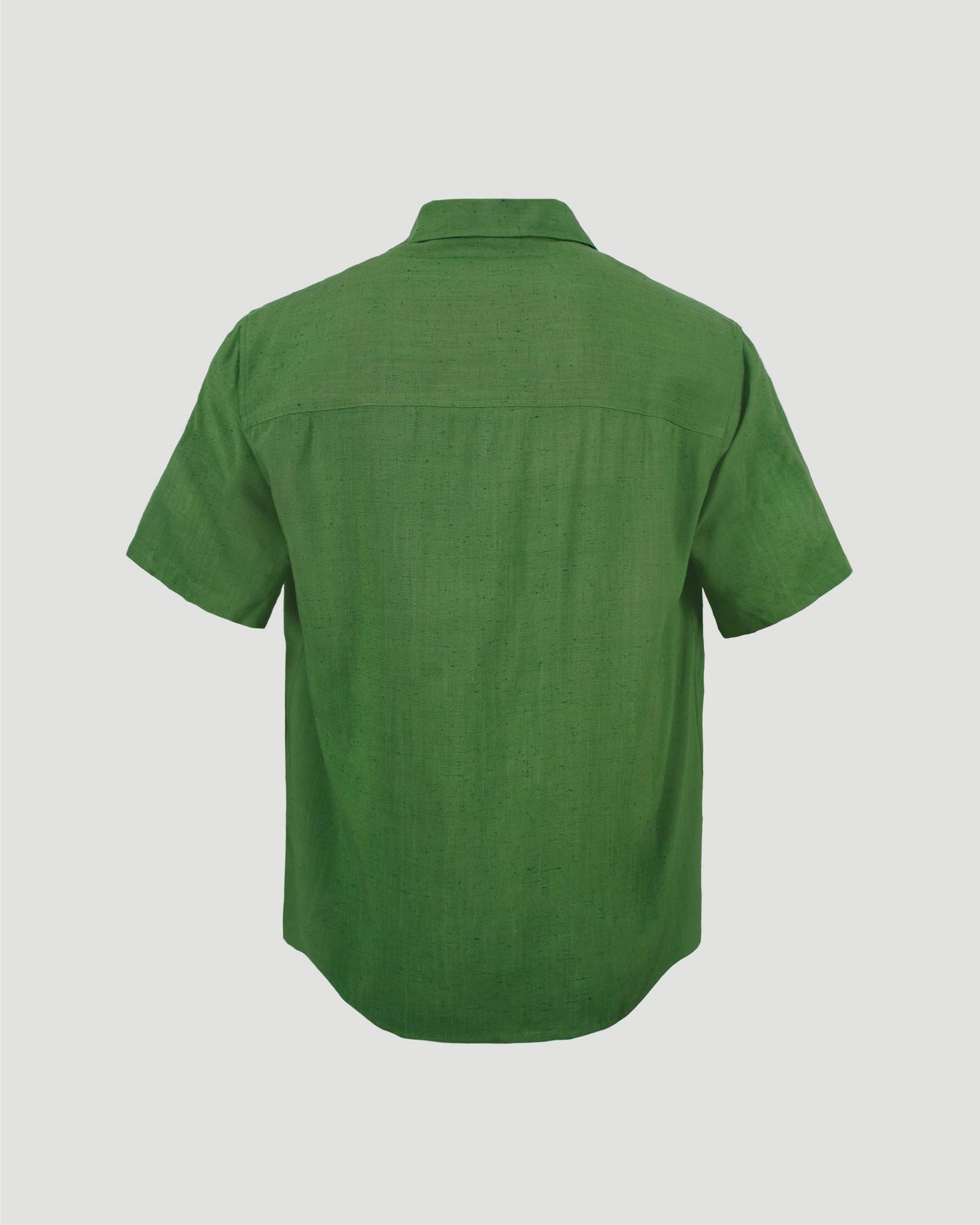 SHORT SLEEVE SHIRT IN EVERGREEN