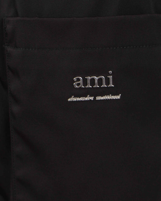 Twill Shorts in Black