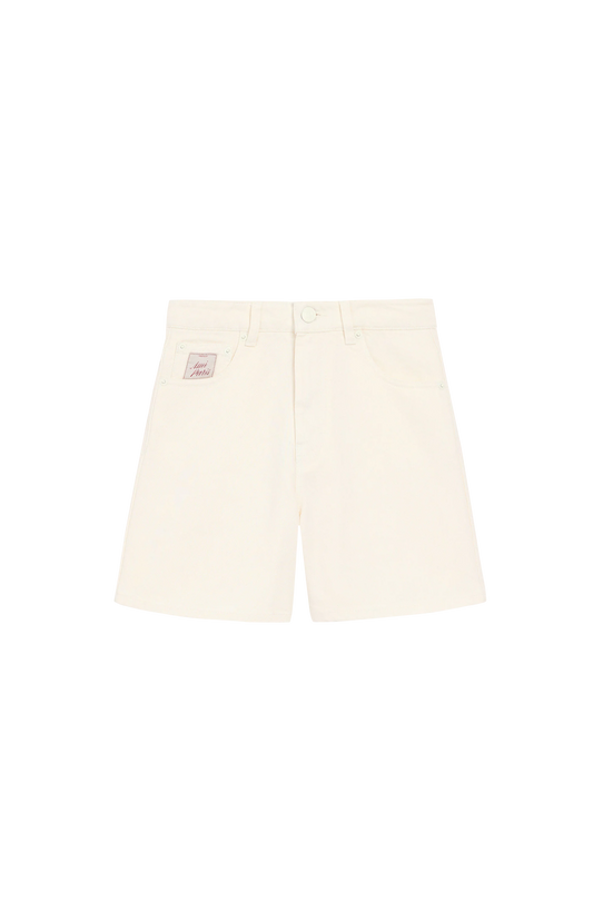 Cotton Loose Bermuda Shorts