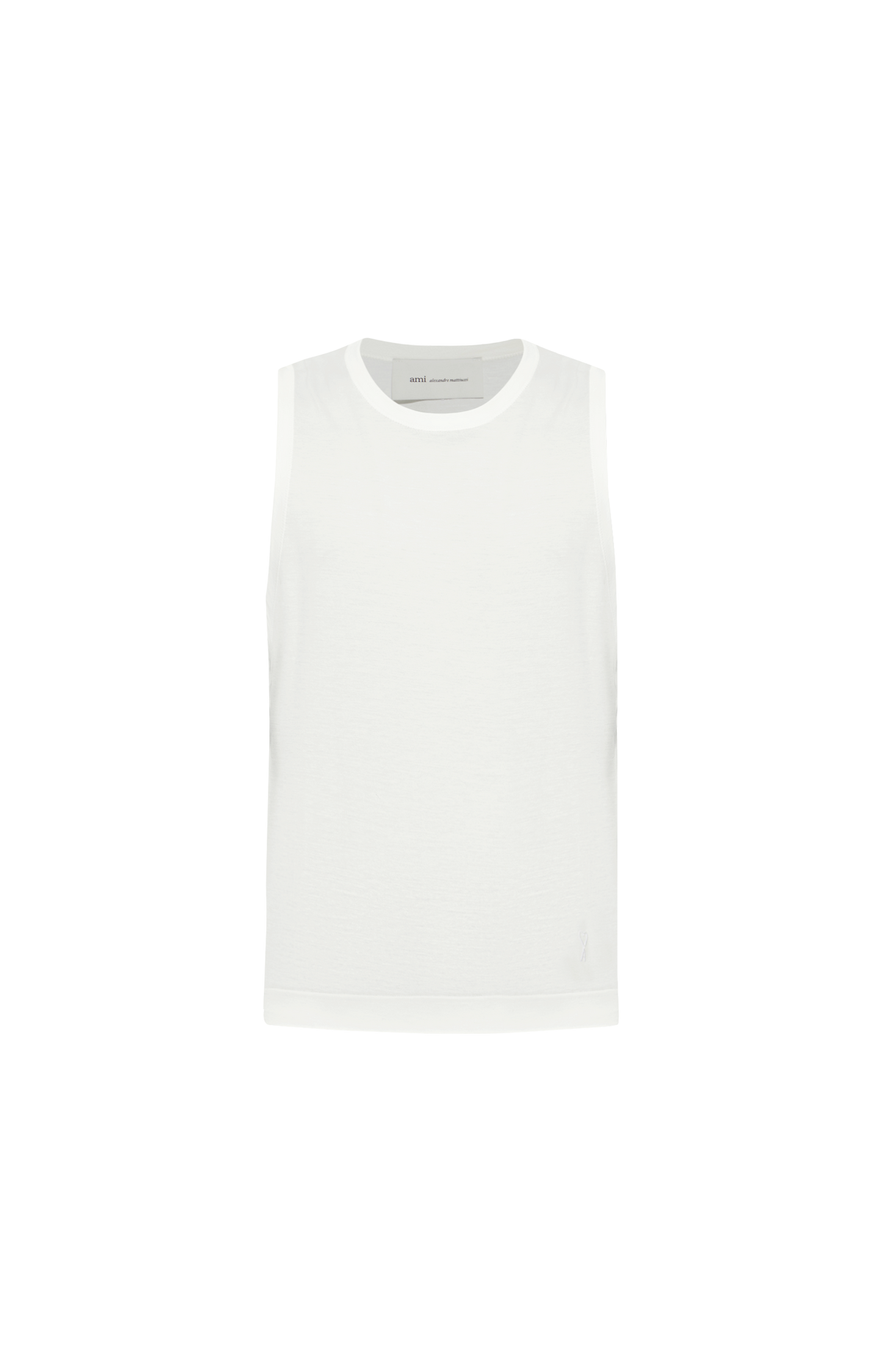 White Cotton Tank Top