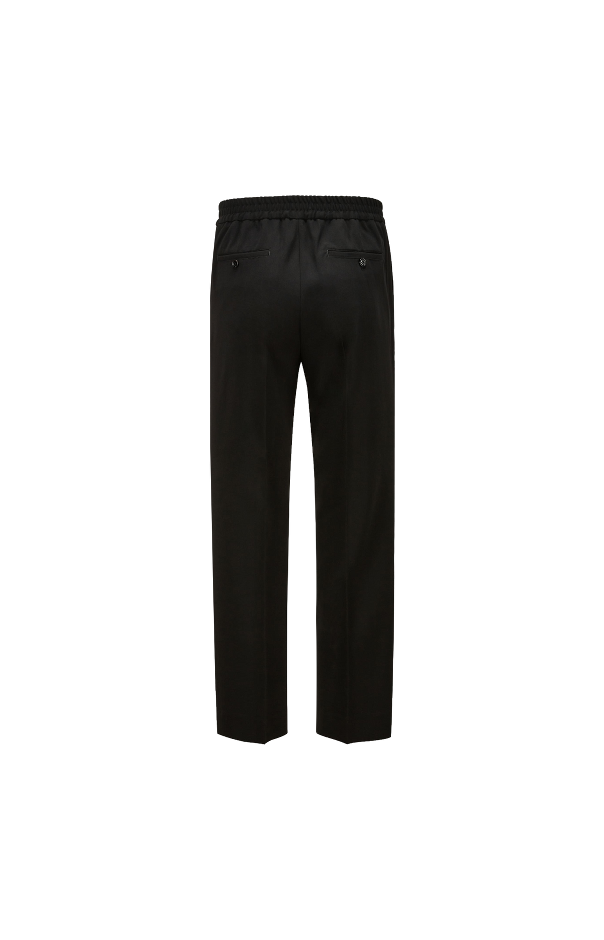 Ami Paris Elasticated-Waist Wool Trousers in Black — product photo 2