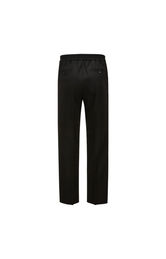 Ami Paris Elasticated-Waist Wool Trousers in Black — product photo 2