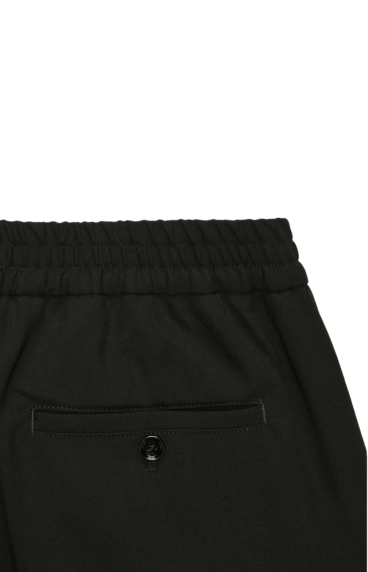Ami Paris Elasticated-Waist Wool Trousers in Black — product photo 3