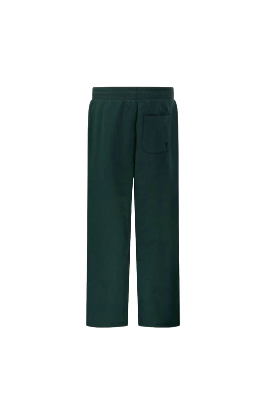 Ami Paris Track Pants with Ami de Coeur in Bottle Green — product photo 2