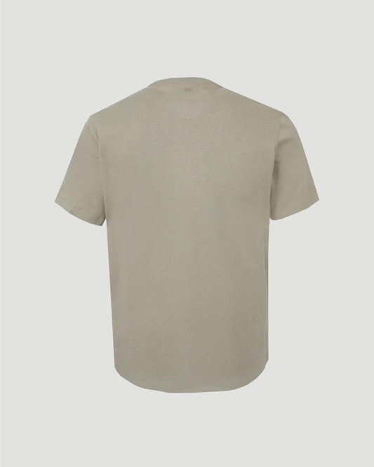 Cotton T-Shirt in Beige