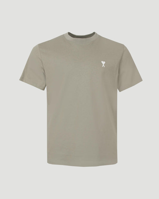 Cotton T-Shirt in Beige