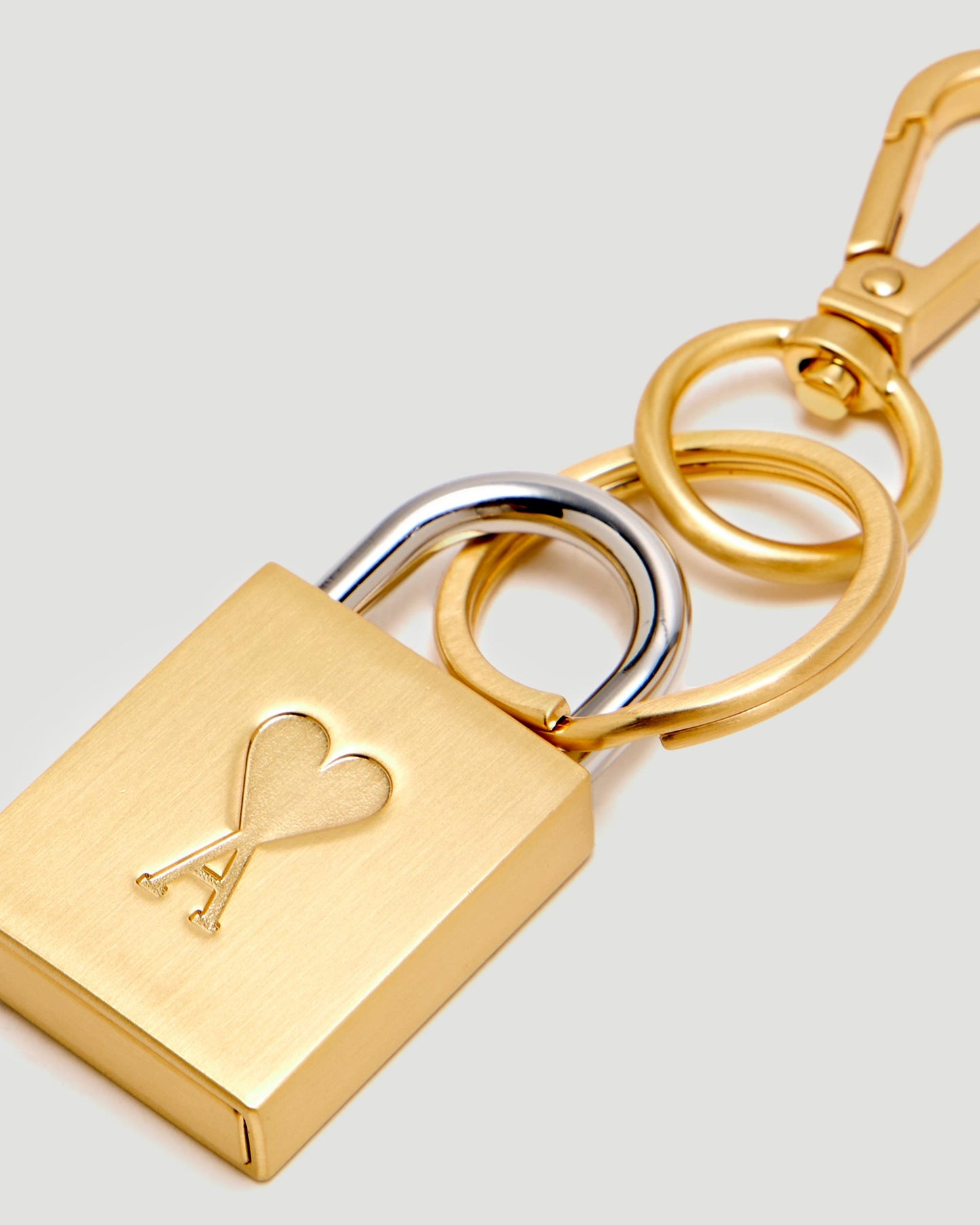 Gold Ami de Coeur Padlock Keyring
