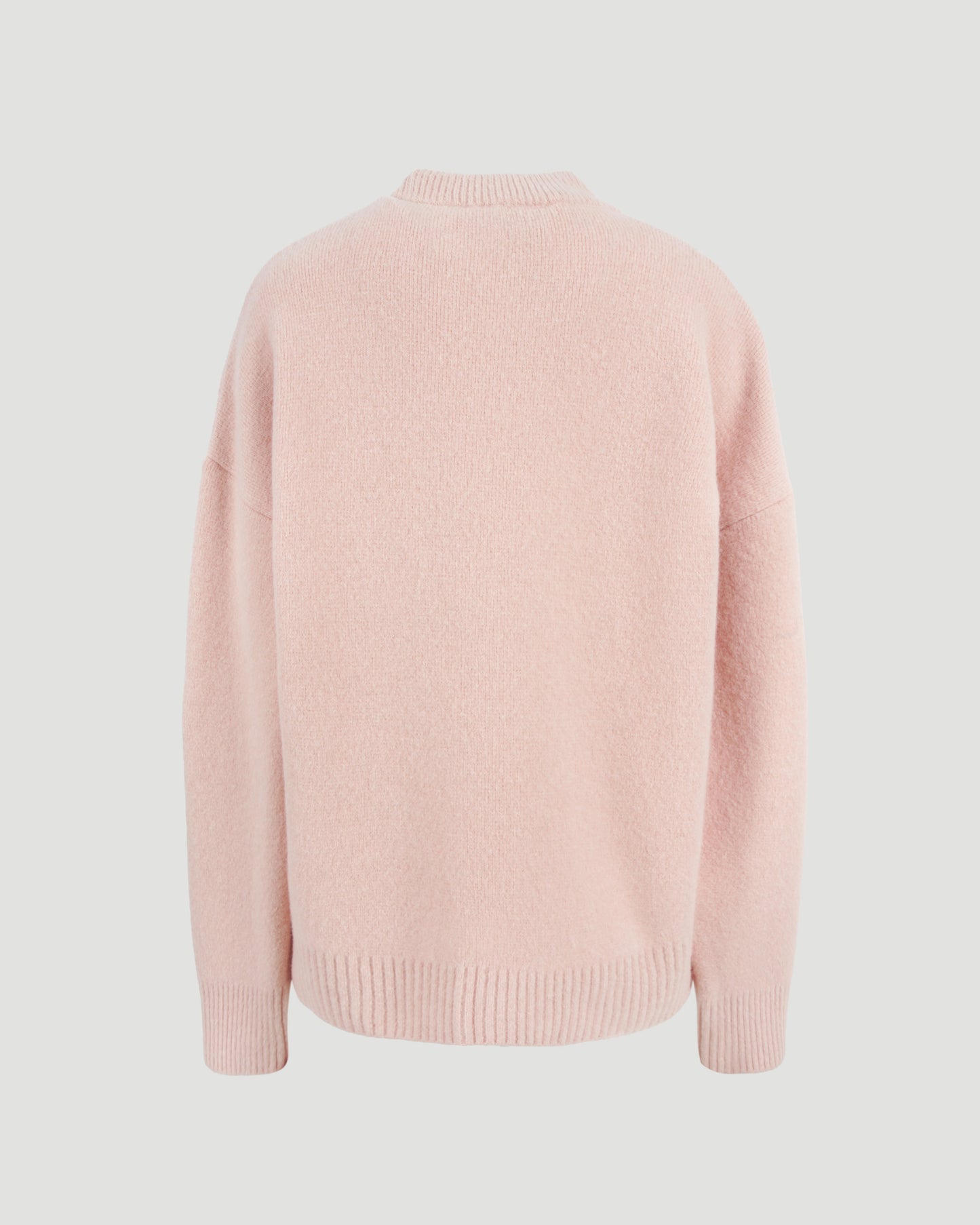 Alpaca Ami De Coeur Crewneck Sweater in Pink