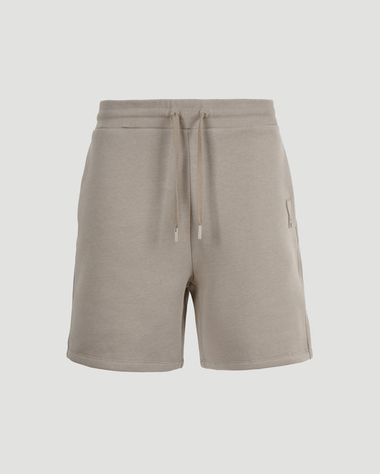 Cotton shorts in light taupe