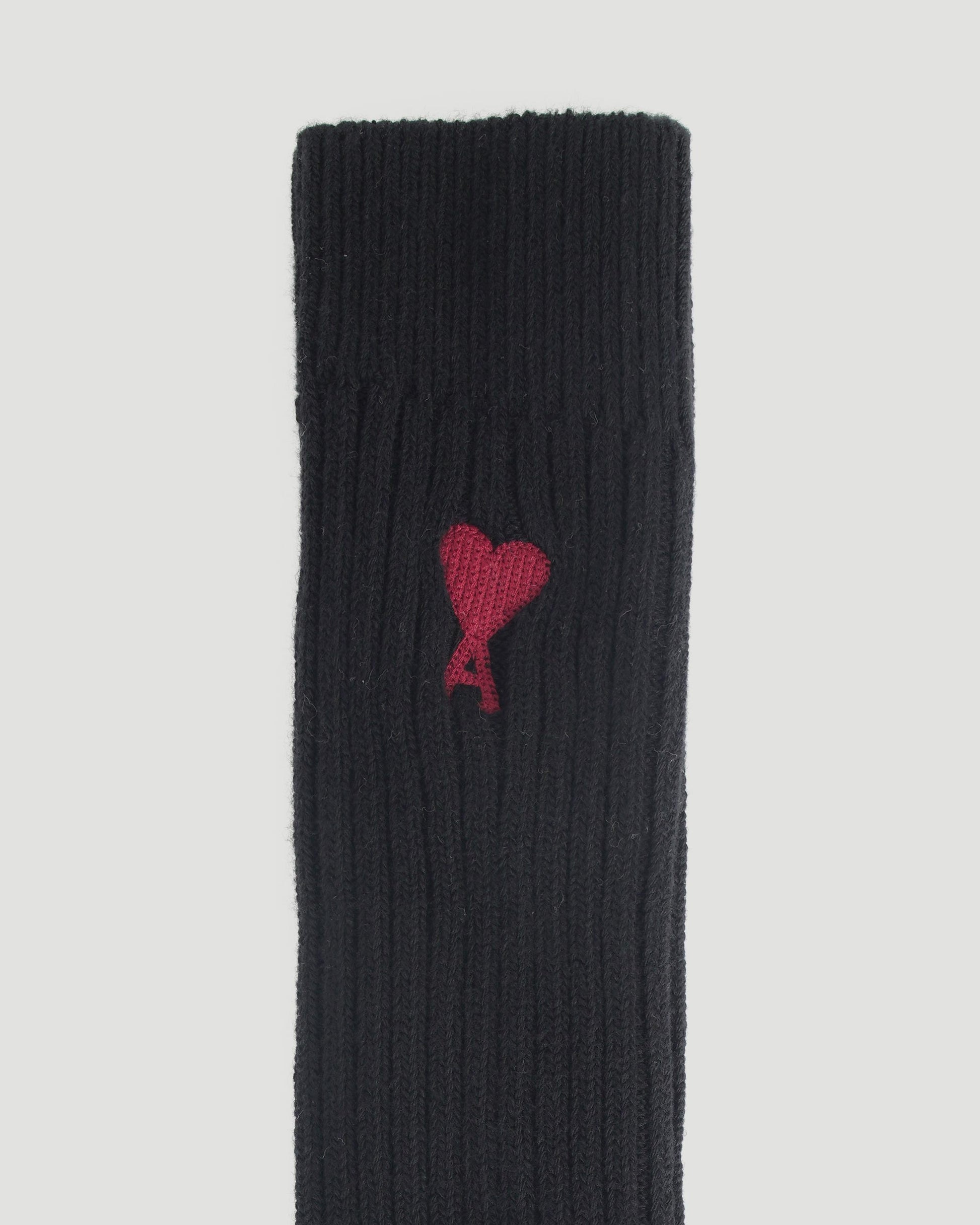 Ami Paris 3 PACK SOCKS AMI DE COEUR IN BLACK — product photo 3