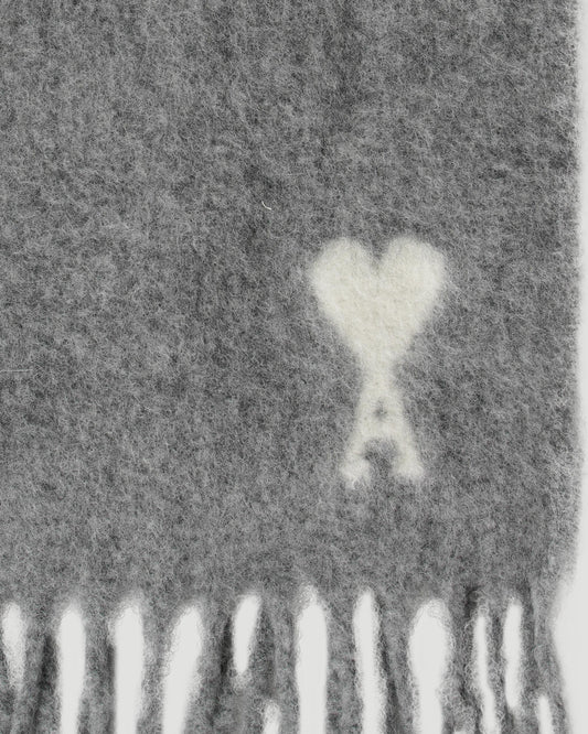 Grey Alpaca Ami De Coeur Scarf