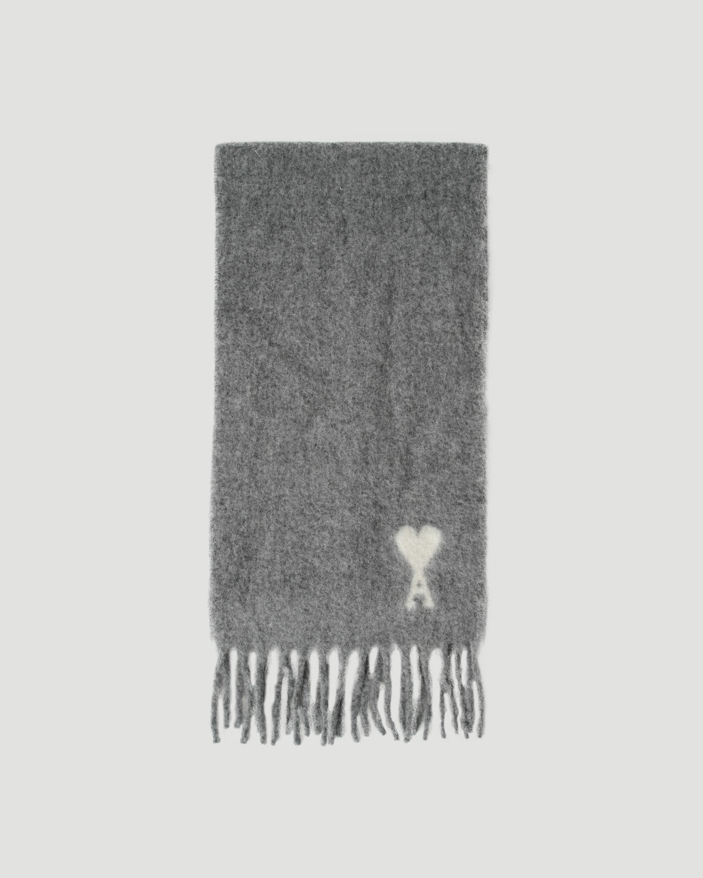 Grey Alpaca Ami De Coeur Scarf