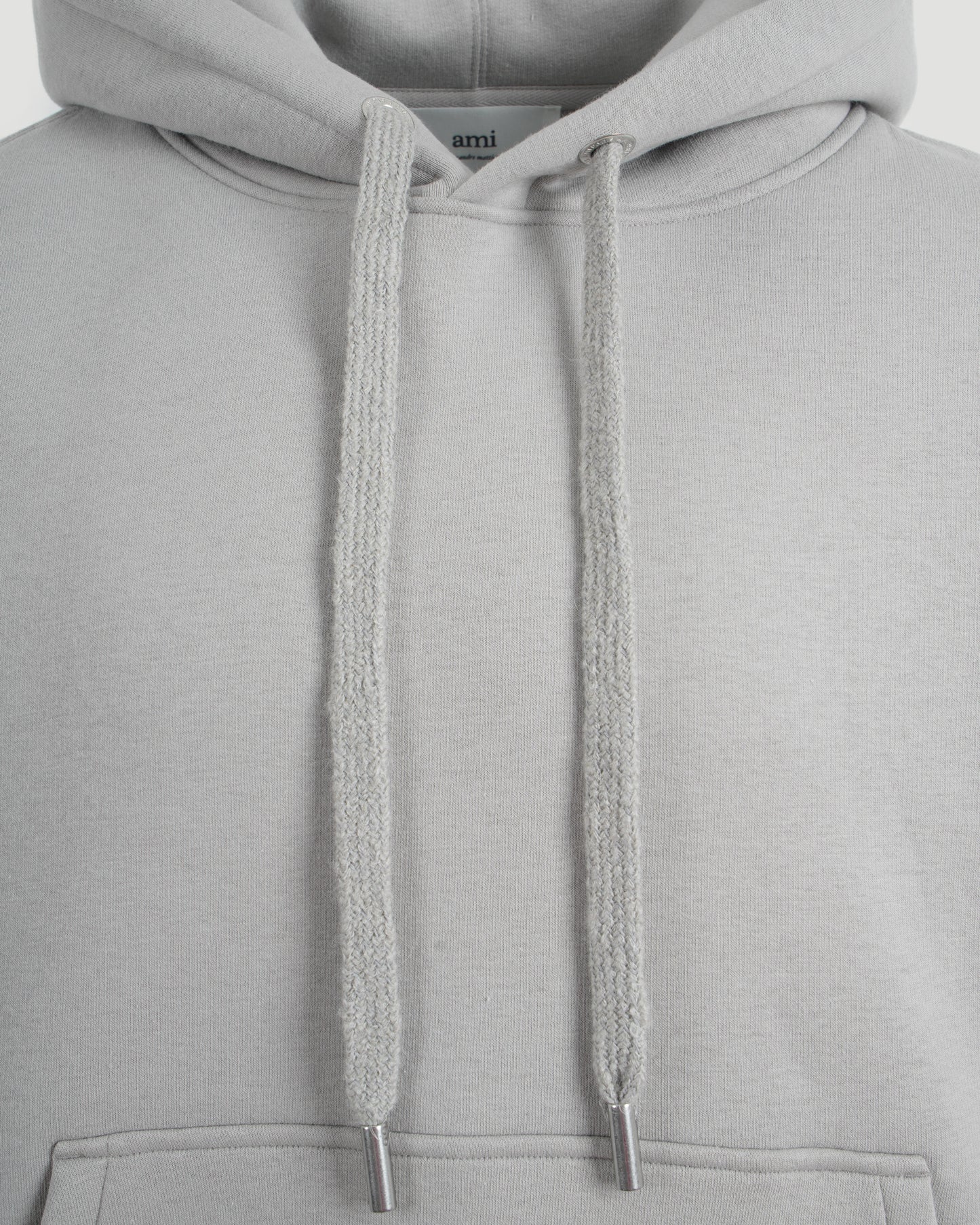 GREY HOODIE WITH LOGO