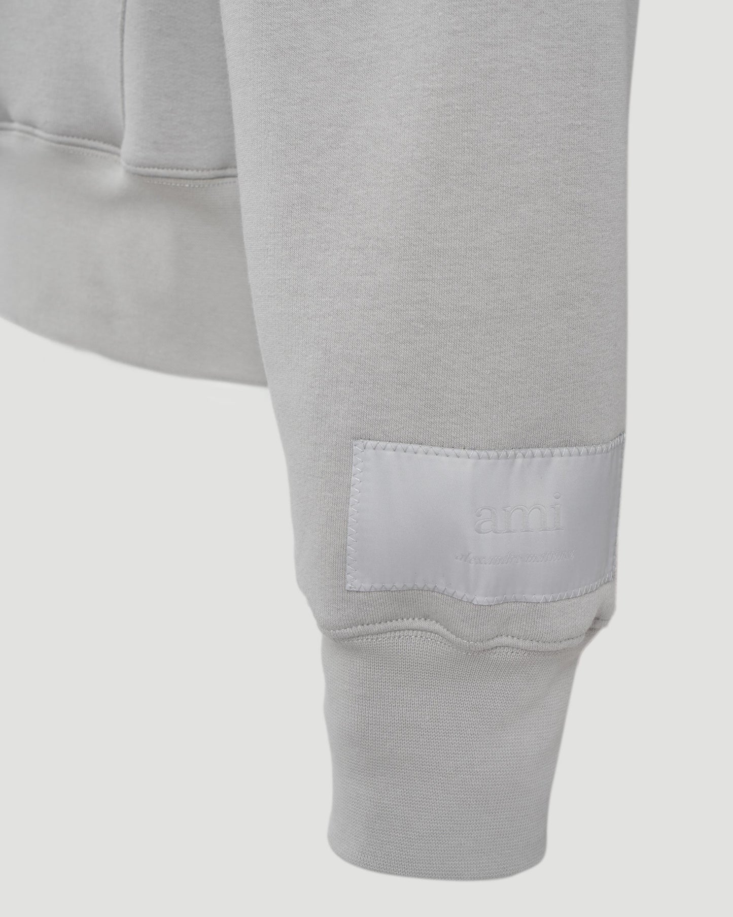 GREY HOODIE WITH LOGO
