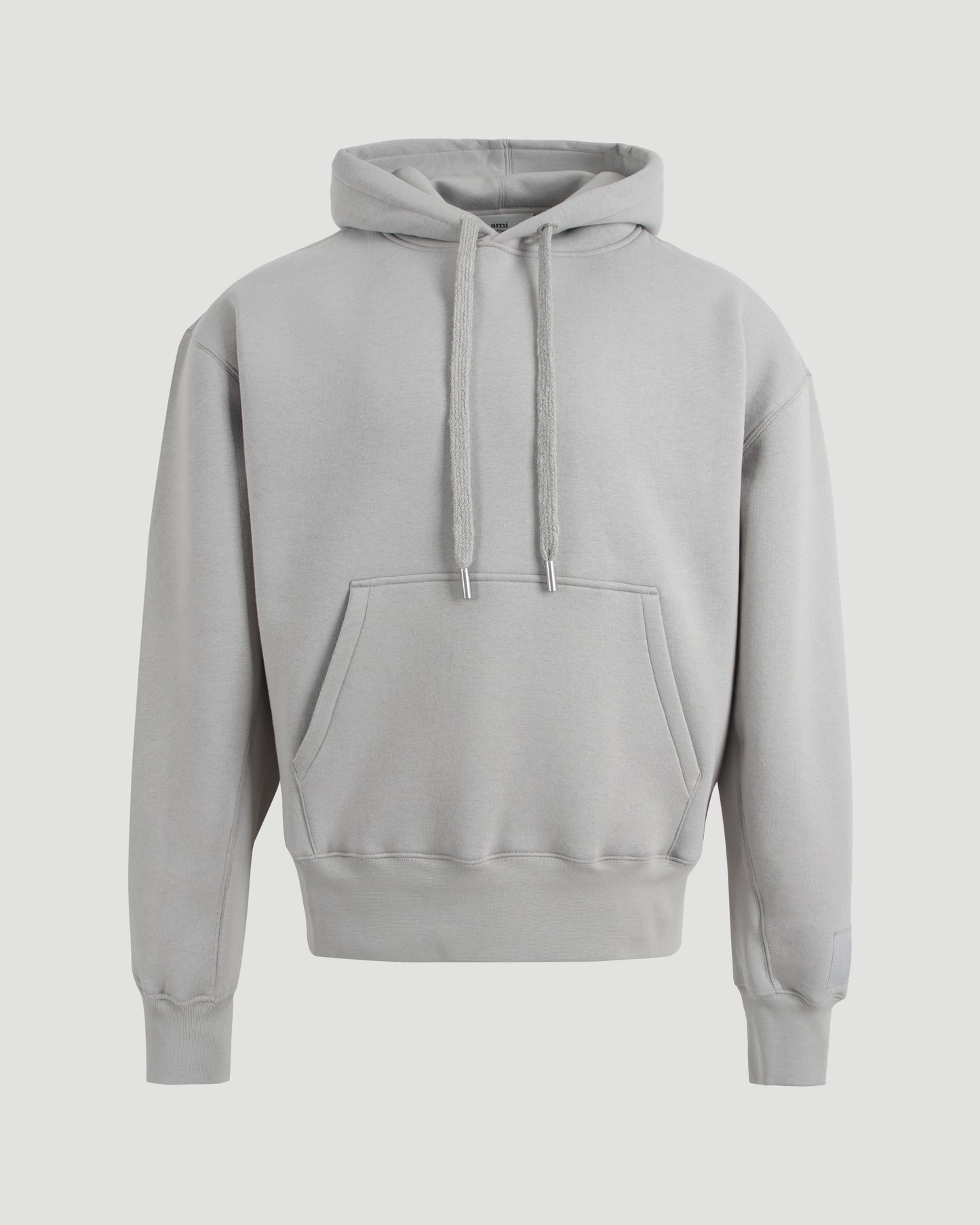 GREY HOODIE WITH LOGO